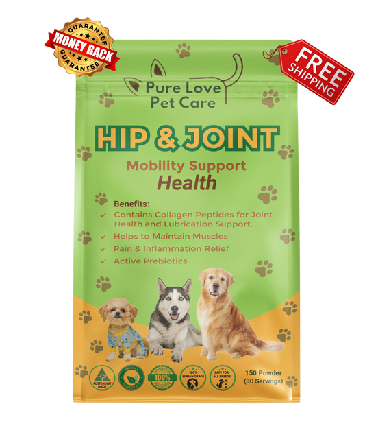 Hip and Joint Mobility Support Supplement, Natural Joint Care for Pets