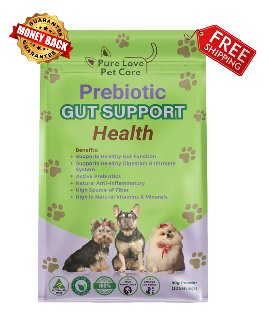 Prebiotic, Gut Support Supplement, Natural Prebiotic Support for Pets