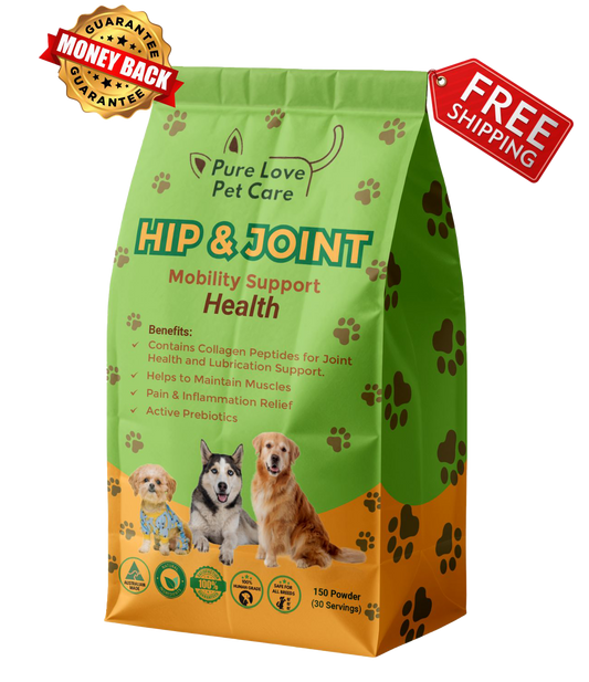 Hip and Joint Mobility Support Supplement, Natural Joint Care for Pets