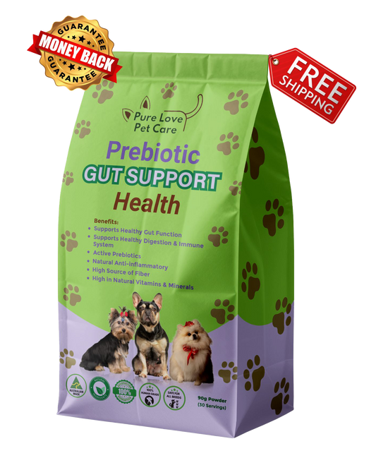 Prebiotic, Gut Support Supplement, Natural Prebiotic Support for Pets