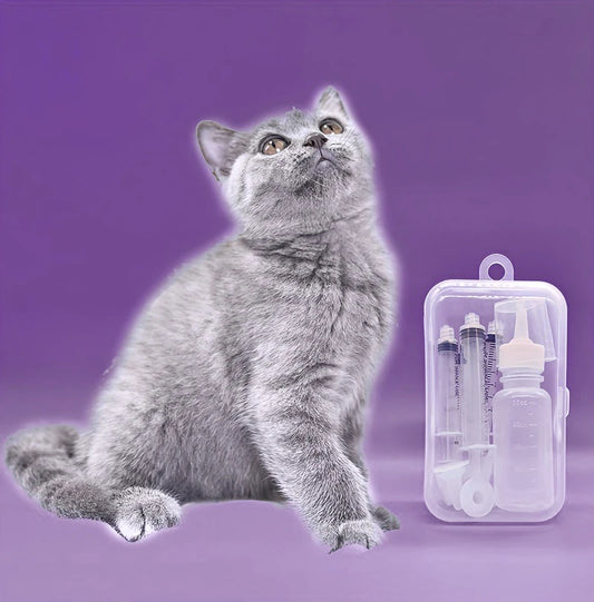 Newborn Kitten Feed Device with Feeding Bottle Puppy Medication Device